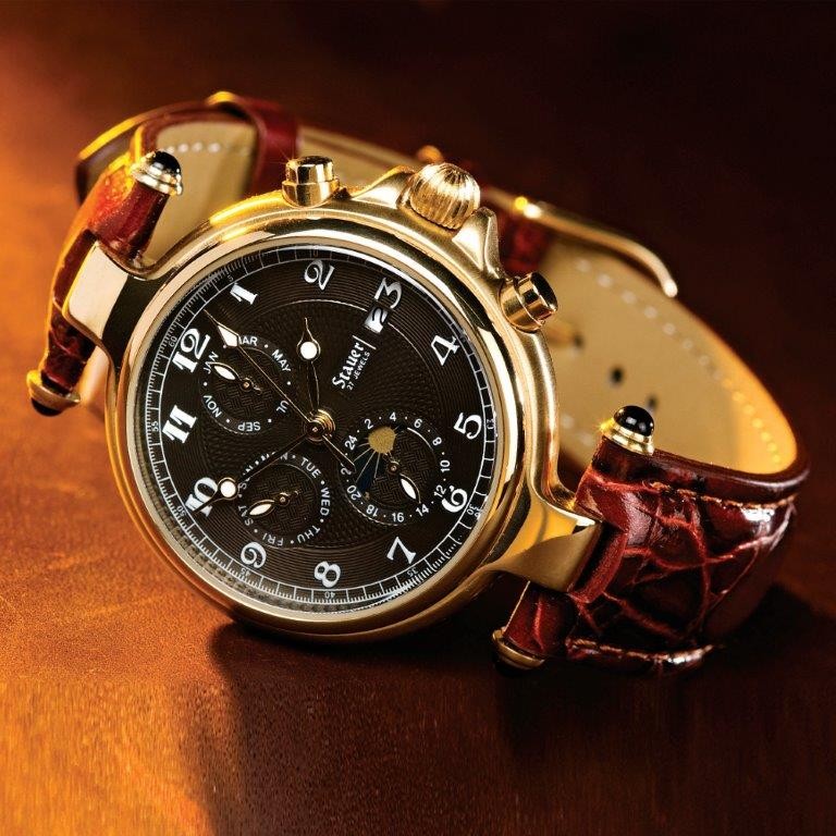 Stauer Gold Plated Noire Watch