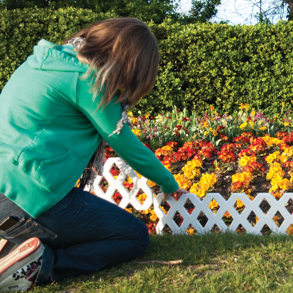 4pce Lattice Garden Border
