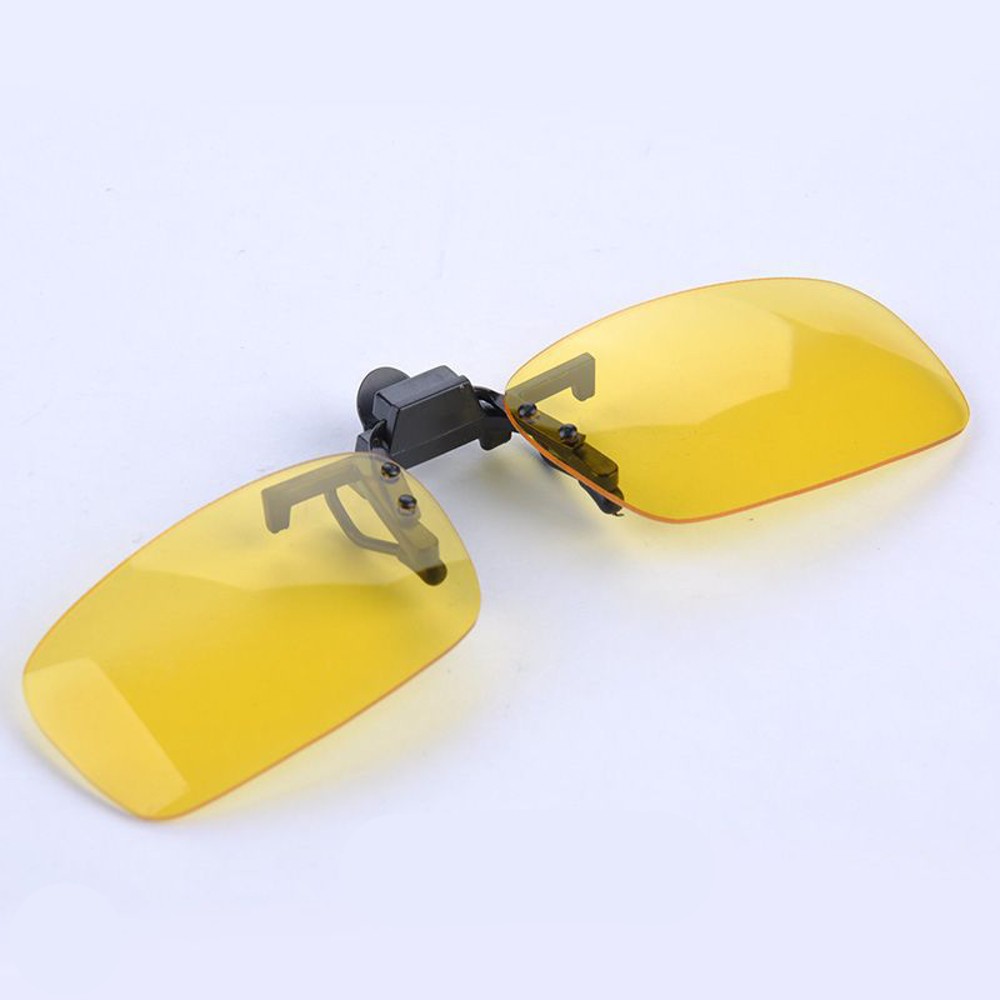 Night Vision Anti Glare Glasses Clip-On