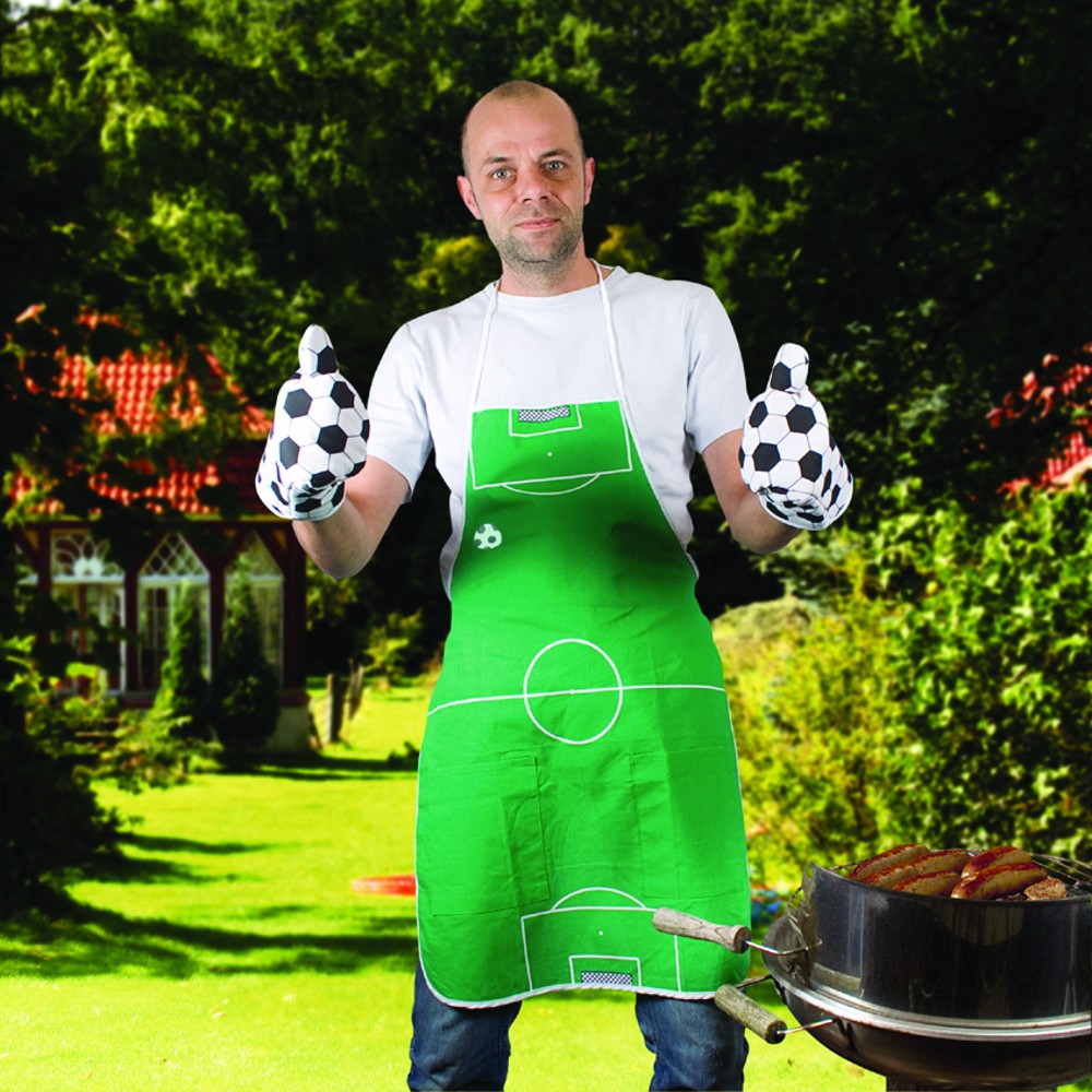 Football Apron with Matching Gloves