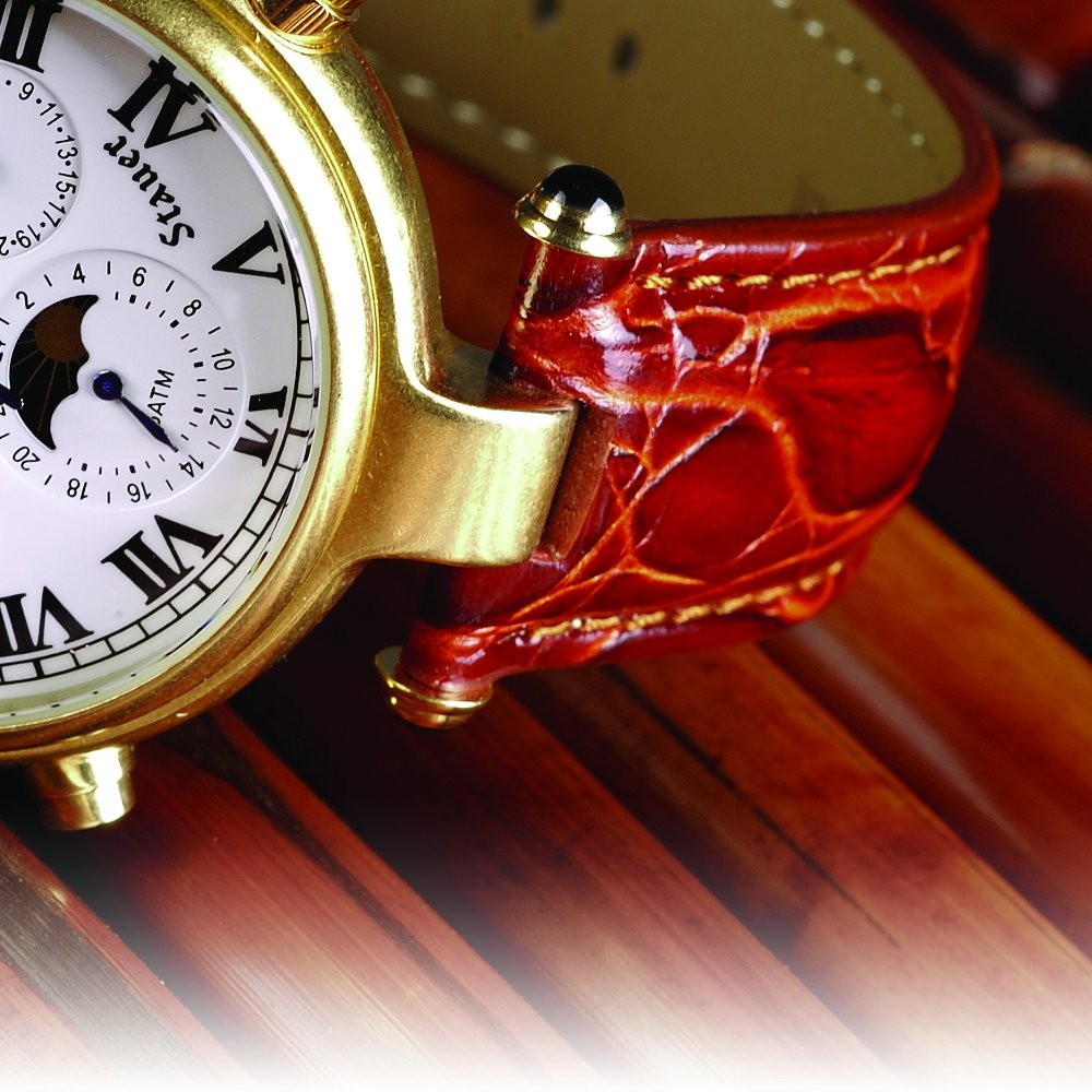 Leather Strap for Gold Graves Watch