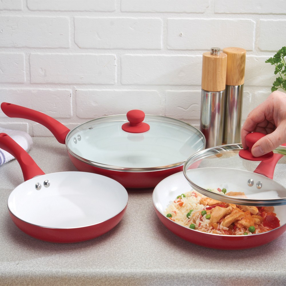 Ceramic Frying Pan Set