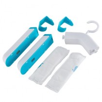 Clothes hanger & shoe dehumidifiers