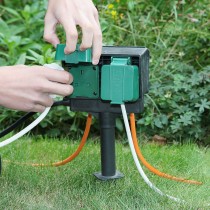 10m 4-Socket Outdoor Power Adaptor