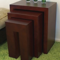 Nest of 3 Mitre Tables