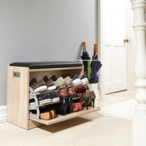 Deluxe Shoe Ottoman - Natural