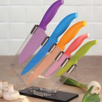 5 Piece Vibrant Collection Knife Set