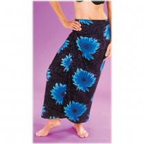 Blue Flowered Sarong