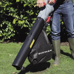 Eckman Leaf Blower + Extra 45L Collection Bag + 10m 4-Socket Outdoor Power Adaptor