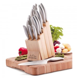 14 Piece Knife Set with Wooden Block