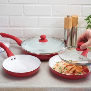 Ceramic Frying Pan Set