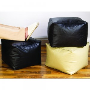 Faux Leather Cube